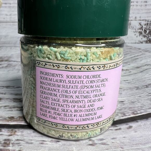 Bath and Body Works STRESS RELIEF MINERAL BATH SALTS Vintage Rare HTF - Picture 5 of 6